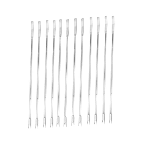 DECOMELODY 12 Stück Teiliges Edelstahl Meeresfrüchte Gabeln und Piekser Rostfrei Ergonomisch Entworfen Für Krabben Hummer Schalen und Hartschalige Nüsse Zuhause und Restaurant von DECOMELODY