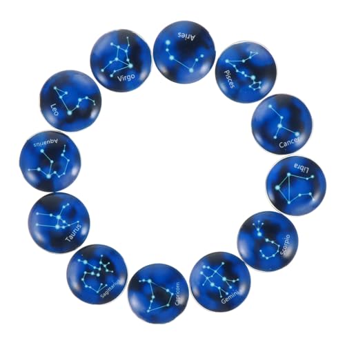 DECOMELODY 12 Stück Teiliges Glas Kühlschrankmagnete Tierkreiszeichen Design Starke Haftkraft Dekorative Küchenmagnete für Zuhause und Geschenk Kratzfeste Oberfläche Kreative Fridge Stickers DECOMELODY 12 Stück Teiliges Glas Kühlschrankmagnete Tierkreiszeichen Design Starke Haftkraft Dekorative Küchenmagnete für Zuhause und Geschenk Kratzfeste Oberfläche Kreative Fridge Stickers von DECOMELODY