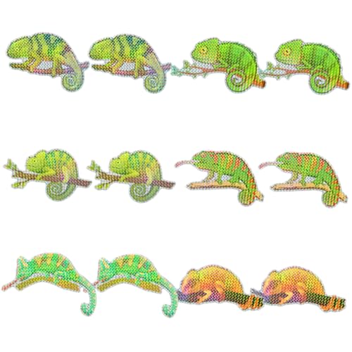 DECOMELODY 12 Stück Teiliges Kollisions Gecko Wandaufkleber mit Starkem Magnet Dekorative und Abnehmbare Fenster Screenschutz Sticker Wetterfest für Innen und Außenbereich Farbenfrohe DECOMELODY 12 Stück Teiliges Kollisions Gecko Wandaufkleber mit Starkem Magnet Dekorative und Abnehmbare Fenster Screenschutz Sticker Wetterfest für Innen und Außenbereich Farbenfrohe von DECOMELODY