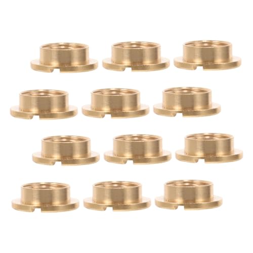 DECOMELODY 12 Stück Teiliges Quarzuhrwerk Muttern Goldene Rundkopf Schrauben für Batteriebetriebene Uhren Geräuscharmes Passgenaues Uhrwerk Zubehör für DIY Quarzuhr Reparatur und Ersatz DECOMELODY 12 Stück Teiliges Quarzuhrwerk Muttern Goldene Rundkopf Schrauben für Batteriebetriebene Uhren Geräuscharmes Passgenaues Uhrwerk Zubehör für DIY Quarzuhr Reparatur und Ersatz von DECOMELODY