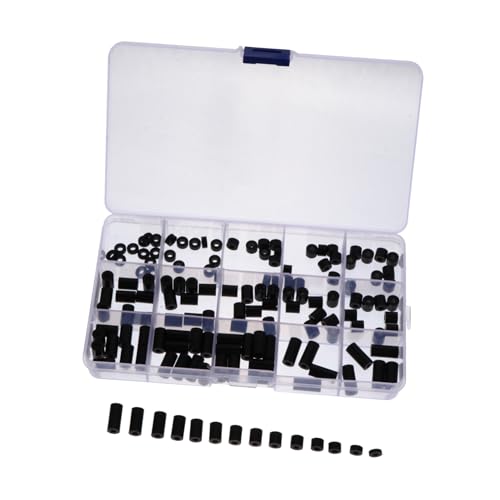 DECOMELODY 140 Stück Teiliges Nylon Isolier unterlegscheiben mit Dichtungs Distanzhülsen Vielseitig Einsetzbar für Wasserhähne Absperrhähne Gartenschläuche Einfache Montage Inklusive von DECOMELODY