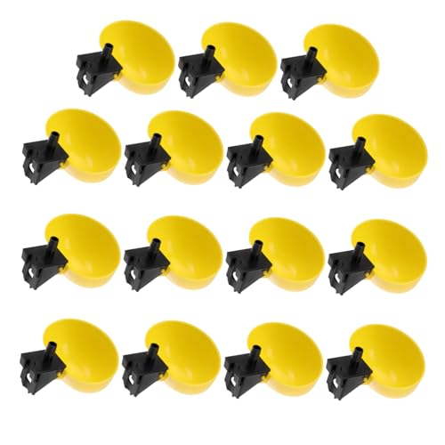 DECOMELODY 15 Stück Teiliges Geflügel Wassertränkeset Automatische Tränke für Hühner Enten Gänse Tauben Praktische Langlebige Wasserschale für Geflügelhaltung und Hobbyfarm DECOMELODY 15 Stück Teiliges Geflügel Wassertränkeset Automatische Tränke für Hühner Enten Gänse Tauben Praktische Langlebige Wasserschale für Geflügelhaltung und Hobbyfarm von DECOMELODY