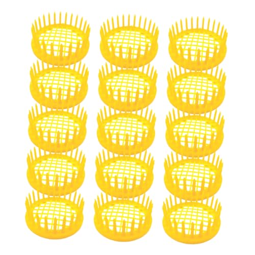 DECOMELODY 15 Stück Teiliges Kunststoff Bienenkönigin Isolationskäfig Langlebige Imkereiausrüstung Präzise Königinnenverwaltung Leicht Tragbar und Passend für Verschiedene Bienenstöcke Gelb DECOMELODY 15 Stück Teiliges Kunststoff Bienenkönigin Isolationskäfig Langlebige Imkereiausrüstung Präzise Königinnenverwaltung Leicht Tragbar und Passend für Verschiedene Bienenstöcke Gelb von DECOMELODY