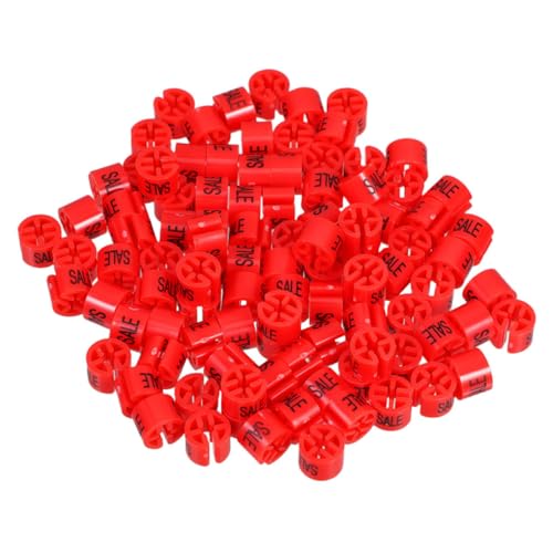 DECOMELODY 150 Stück Größenetiketten Für Verkaufsetiketten Für Einzelhandelsgeschäfte Verkaufsmarkierungsetiketten Hängeklammern von DECOMELODY