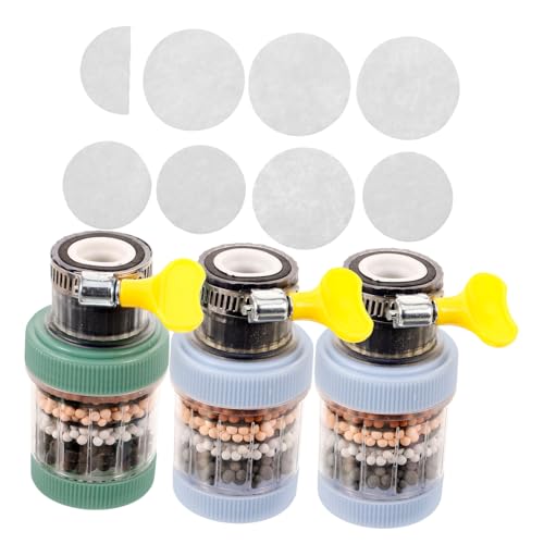 DECOMELODY 1Satz Wasserfilter Set für Küchenarmaturen Lagiges Filtersystem mit Aktivkohle Kompatibel mit Meisten Wasserhähnen Einfach zu Reinigen Ersetzen für Effektive DECOMELODY 1Satz Wasserfilter Set für Küchenarmaturen Lagiges Filtersystem mit Aktivkohle Kompatibel mit Meisten Wasserhähnen Einfach zu Reinigen Ersetzen für Effektive von DECOMELODY