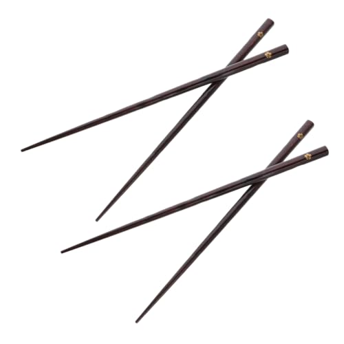 DECOMELODY 2 Paare Essstäbchen aus Holz mit Kirschblüten Design Rutschfeste Wiederverwendbare Japanische Essstäbchen für Sushi Nudeln und Hot Pot Elegant und Langlebig von DECOMELODY