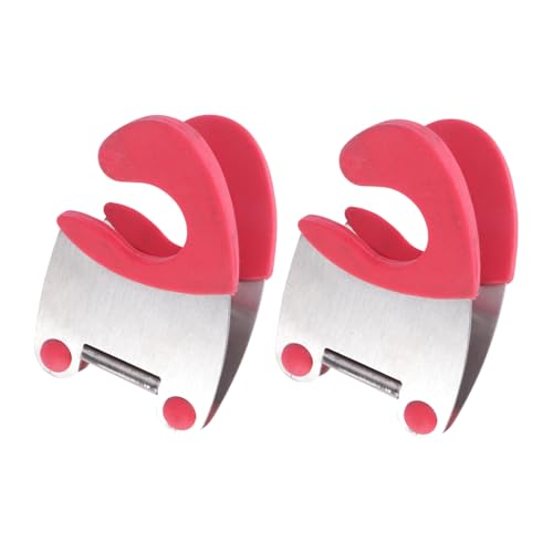 DECOMELODY 2 STÜCK Teiliges Edelstahl Topfclip mit Hitzebeständigem Küchenhelfer zum Sicheren Ablegen von Kochlöffeln und Spateln Kompakt und Vielseitig für Pfannen und Töpfe Rot DECOMELODY 2 STÜCK Teiliges Edelstahl Topfclip mit Hitzebeständigem Küchenhelfer zum Sicheren Ablegen von Kochlöffeln und Spateln Kompakt und Vielseitig für Pfannen und Töpfe Rot von DECOMELODY