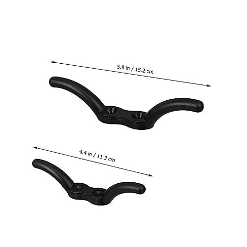 DECOMELODY 2 STÜCK Teiliges Flaggenmast Seilbefestigung Haken mit Schrauben Robustes Befestigungszubehör für Fahnenmast Einfach zu Montieren Langlebiger Festmacherhaken für Boot und Garten DECOMELODY 2 STÜCK Teiliges Flaggenmast Seilbefestigung Haken mit Schrauben Robustes Befestigungszubehör für Fahnenmast Einfach zu Montieren Langlebiger Festmacherhaken für Boot und Garten von DECOMELODY