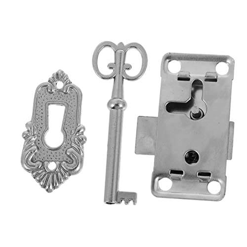 DECOMELODY 2 Sätze Antike Möbel Türschlösser Set Dekorative Schrank für Schmuckkästen und Langlebig und Installieren DECOMELODY 2 Sätze Antike Möbel Türschlösser Set Dekorative Schrank für Schmuckkästen und Langlebig und Installieren von DECOMELODY