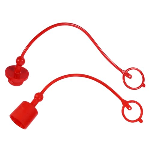 DECOMELODY 2 Sätze Hydraulische Schnellkupplung Staubkappen Npt Robuste Schutzkappen mit Integriertem Haltering Temperaturbeständig Langlebig für Hydraulikanschlüsse DECOMELODY 2 Sätze Hydraulische Schnellkupplung Staubkappen Npt Robuste Schutzkappen mit Integriertem Haltering Temperaturbeständig Langlebig für Hydraulikanschlüsse von DECOMELODY