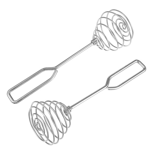 DECOMELODY 2 Stck Edelstahl Eierquirl mit Quadratischem Griff Rostfrei Komfortabel Praktischer Handmixer zum Rühren und Aufschäumen von Eiern und Sahne Küchenhelfer für Zuhause und DECOMELODY 2 Stck Edelstahl Eierquirl mit Quadratischem Griff Rostfrei Komfortabel Praktischer Handmixer zum Rühren und Aufschäumen von Eiern und Sahne Küchenhelfer für Zuhause und von DECOMELODY