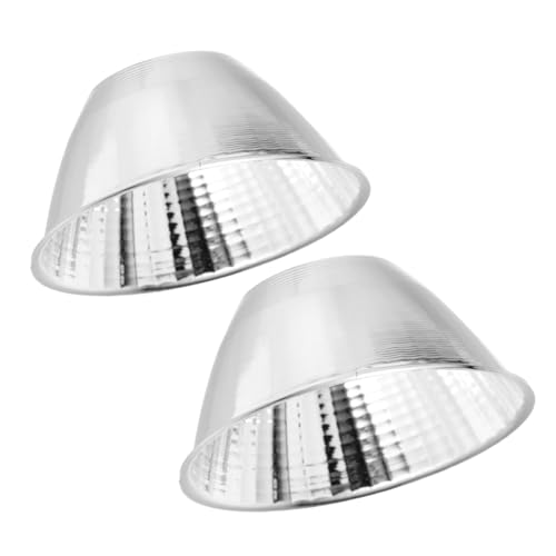 DECOMELODY 2 Stück Aluminium Taschenlampen Reflektorbecher LED Licht Reflektor Ring Ersatz Blendfreie Spotlight Shade Zubehör Tragbar und Vielseitig für Outdoor und Notfälle von DECOMELODY