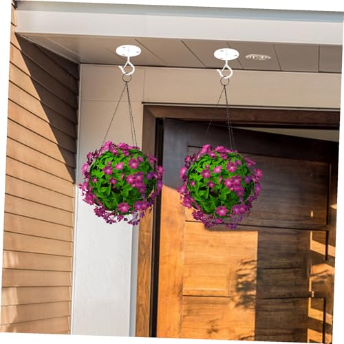 DECOMELODY 2 Stück Deckenhaken Metall Weiß mit Sicherheitsverschluss Robuste Pflanze Haken zum Aufhängen von Blumentöpfen Lampen und Dekorationen Vielseitig für Innen Außenbereich Geeignet DECOMELODY 2 Stück Deckenhaken Metall Weiß mit Sicherheitsverschluss Robuste Pflanze Haken zum Aufhängen von Blumentöpfen Lampen und Dekorationen Vielseitig für Innen Außenbereich Geeignet von DECOMELODY