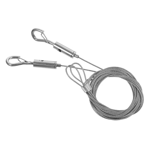DECOMELODY 2 Stück Edelstahl Bilderrahmen Aufhänge seil Schwerlastfähiges Bildaufhängeset mit Robustem Langlebigem Foto hänger für DIY Wanddekoration und Schwere Rahmen von DECOMELODY