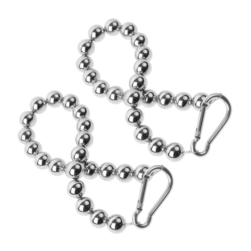 DECOMELODY 2 Stück Edelstahl Fahnenmast Zubehör Flaggenhalter Ringe Rostfrei Windfest Einfache Befestigung für Garten Outdoor Festlichkeiten Geeignet von DECOMELODY