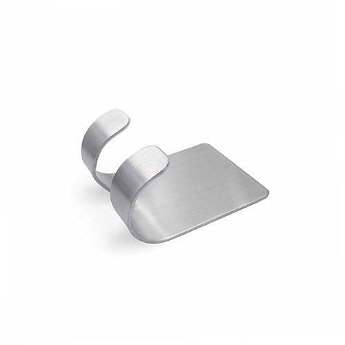 DECOMELODY 2 Stück Edelstahl Rasierhaken Rostfrei Selbstklebend Langlebig Vielseitig für Rasierer Schlüssel Hüte Praktische Aufbewahrung Kratzfest Korrosionsbeständig Modernes Design Einfache von DECOMELODY