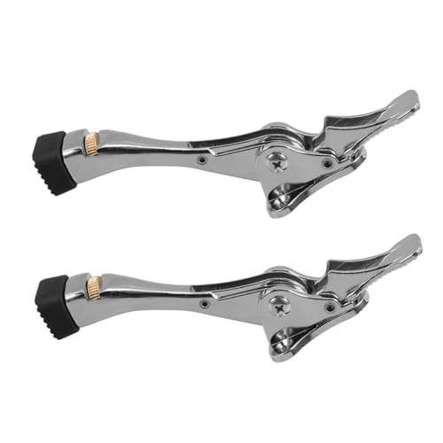 DECOMELODY 2 Stück Einstellbare Kickdown Türstopper aus Robustem Zinklegierung mit Gummispitze Semi Automatisch Türhalter für Innenbereich Zuhause Büro Geräuschreduzierend DECOMELODY 2 Stück Einstellbare Kickdown Türstopper aus Robustem Zinklegierung mit Gummispitze Semi Automatisch Türhalter für Innenbereich Zuhause Büro Geräuschreduzierend von DECOMELODY