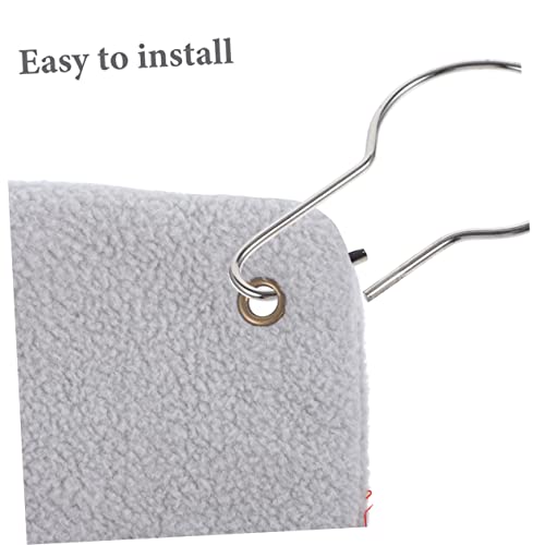 DECOMELODY 2 Stück Hamster Hängematte und Versteck aus Atmungsaktivem Fleece Langlebiges Kleintier Eckzelt für Meerschweinchen und Kaninchen Multifunktional als Rückzugsort und Kuschelplatz von DECOMELODY