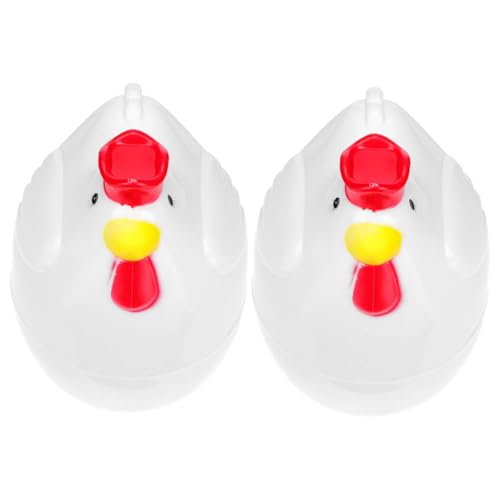 DECOMELODY 2 Stück Heatresistenter Mikrowellen Eierkocher in Design Sicherer Single Egg Steamer aus Robustem Material Leicht zu Reinigen zum Schnellen Dampfgaren von Eiern Küche DECOMELODY 2 Stück Heatresistenter Mikrowellen Eierkocher in Design Sicherer Single Egg Steamer aus Robustem Material Leicht zu Reinigen zum Schnellen Dampfgaren von Eiern Küche von DECOMELODY