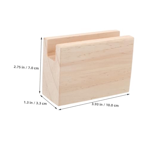 DECOMELODY 2 Stück Holz Möbelerhöhung Stabile Bett und Tischbeine Riser Pads Erhöht Möbelhöhe um Einfache Montage rutschfeste Holzblöcke für Bett Schrank Sofa Vielseitig Einsetzbar von DECOMELODY