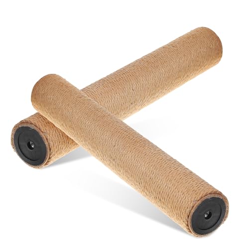 DECOMELODY 2 Stück Jute Kratzsäule Schraubbar Ersatzteil für Katzenkratzbaum Indoor Katzen Kletterrahmen Zubehör Langlebig Robust DECOMELODY 2 Stück Jute Kratzsäule Schraubbar Ersatzteil für Katzenkratzbaum Indoor Katzen Kletterrahmen Zubehör Langlebig Robust von DECOMELODY