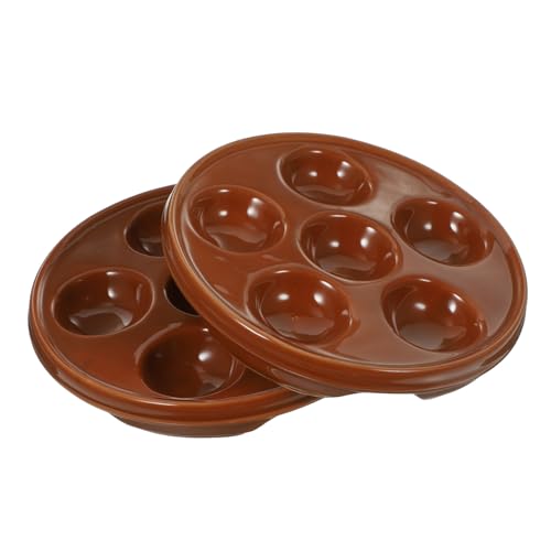 DECOMELODY 2 Stück Keramik Escargot Backform Teilig Schnecken Backplatte Robust Spülmaschinenfest Für Ofen und Cerankochfeld Als und Servierplatte DECOMELODY 2 Stück Keramik Escargot Backform Teilig Schnecken Backplatte Robust Spülmaschinenfest Für Ofen und Cerankochfeld Als und Servierplatte von DECOMELODY