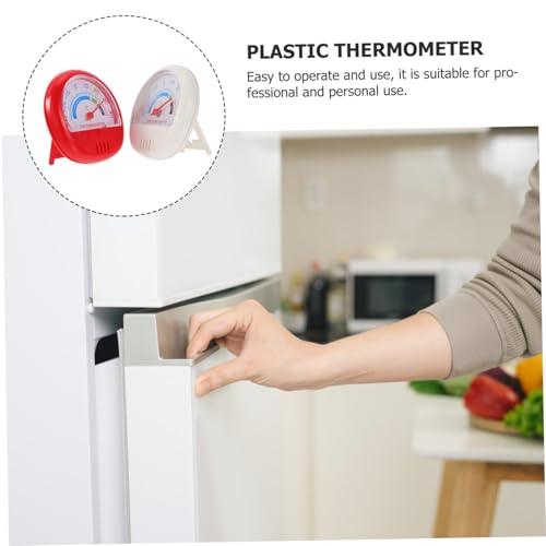 DECOMELODY 2 Stück Kühlschrank Thermometer aus Kunststoff Tragbares Gefrierschrank Temperaturmessgerät Klare Anzeige Robustes Design Geeignet für Innen Außentemperaturmessung DECOMELODY 2 Stück Kühlschrank Thermometer aus Kunststoff Tragbares Gefrierschrank Temperaturmessgerät Klare Anzeige Robustes Design Geeignet für Innen Außentemperaturmessung von DECOMELODY