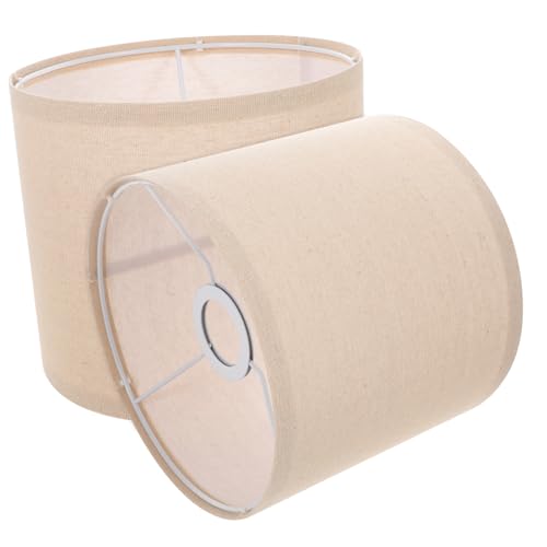 DECOMELODY 2 Stück Lampenschirme aus Hochwertigem Leinen Lichtstreuende Abdeckungen für Schreibtisch und Wandlampen Beige Haushalt Lampenschirme für Wohnzimmer und Schlafzimmer DECOMELODY 2 Stück Lampenschirme aus Hochwertigem Leinen Lichtstreuende Abdeckungen für Schreibtisch und Wandlampen Beige Haushalt Lampenschirme für Wohnzimmer und Schlafzimmer von DECOMELODY