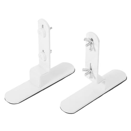 DECOMELODY 2 Stück Metall Pegboard Halterung Tischständer Verstellbar Langlebig Vielseitig für Wand Tischmontage Flexibel als Organizer Regalhalter Weiß DECOMELODY 2 Stück Metall Pegboard Halterung Tischständer Verstellbar Langlebig Vielseitig für Wand Tischmontage Flexibel als Organizer Regalhalter Weiß von DECOMELODY