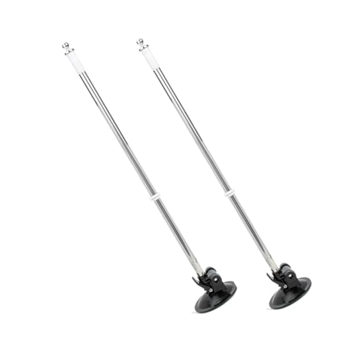 DECOMELODY 2 Stück Mini Fahnenhalter mit Saugnapfhalterung Wetterfester Auto und Tisch Fahnenmast Stabiler Flaggenhalter für Fahrzeug Büro Party Dekoration Einfach Montierbar von DECOMELODY