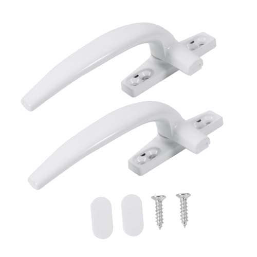 DECOMELODY 2 Stück Modernes Teiliges Fenstergriff Set aus Langlebiger Aluminiumlegierung Ergonomisch Geformt Beidseitig für Einfache Bedienung Passend für Glasfenster Weißes Design DECOMELODY 2 Stück Modernes Teiliges Fenstergriff Set aus Langlebiger Aluminiumlegierung Ergonomisch Geformt Beidseitig für Einfache Bedienung Passend für Glasfenster Weißes Design von DECOMELODY