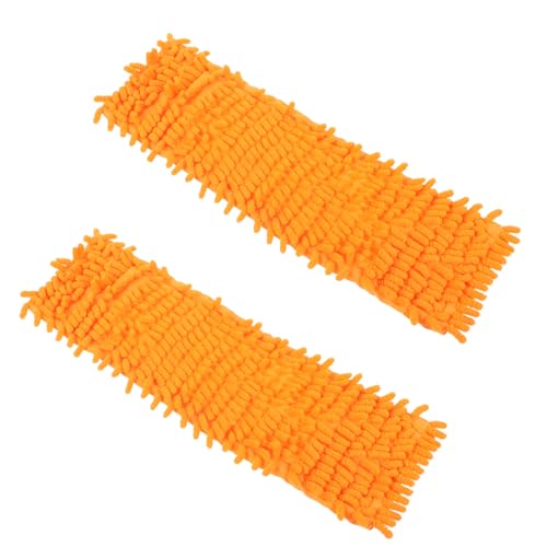 DECOMELODY 2 Stück Mop Kopf Ersatztuch Saugfähiges Reinigungstuch für Bodenwischer Orange Praktische Wischzubehör für Zuhause für Ecken und Fenster DECOMELODY 2 Stück Mop Kopf Ersatztuch Saugfähiges Reinigungstuch für Bodenwischer Orange Praktische Wischzubehör für Zuhause für Ecken und Fenster von DECOMELODY