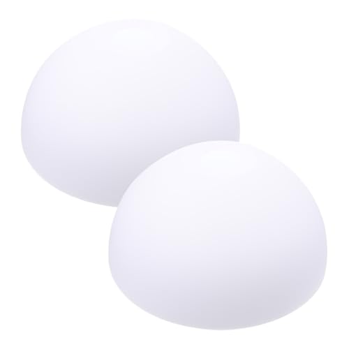 DECOMELODY 2 Stück Pilzförmiger Lampenschirm Weiß Mittelöffnung Robuster Kunststoff Lampschirm Kreative Tischlampen Dekoration für Wohnräume DECOMELODY 2 Stück Pilzförmiger Lampenschirm Weiß Mittelöffnung Robuster Kunststoff Lampschirm Kreative Tischlampen Dekoration für Wohnräume von DECOMELODY