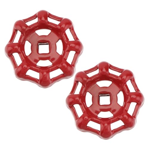 DECOMELODY 2 Stück Roter Absperrventilgriff aus Robustem Eisen Langlebiges Handrad für Wasser gate Absperrhandräder Einfache Montage Kompatibel mit Diversen Ventilgrößen Zuverlässige DECOMELODY 2 Stück Roter Absperrventilgriff aus Robustem Eisen Langlebiges Handrad für Wasser gate Absperrhandräder Einfache Montage Kompatibel mit Diversen Ventilgrößen Zuverlässige von DECOMELODY