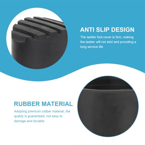 DECOMELODY 2 Stück Rutschfeste Leiterfüße Gummi Schutzkappen Leiterfußabdeckungen Langlebig Geräuschdämpfend für Haushalt Büro Baustelle DECOMELODY 2 Stück Rutschfeste Leiterfüße Gummi Schutzkappen Leiterfußabdeckungen Langlebig Geräuschdämpfend für Haushalt Büro Baustelle von DECOMELODY
