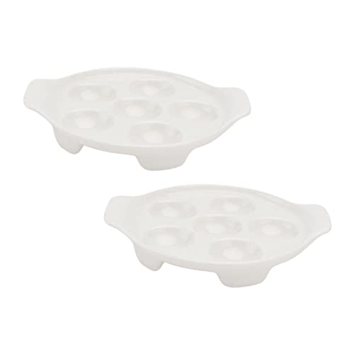 DECOMELODY 2 Stück Schneckenbackform Teiliges Weiß Ofenfest Spülmaschinengeeignet Leichtes Praktisches Backgeschirr für Zuhause und Restaurant DECOMELODY 2 Stück Schneckenbackform Teiliges Weiß Ofenfest Spülmaschinengeeignet Leichtes Praktisches Backgeschirr für Zuhause und Restaurant von DECOMELODY