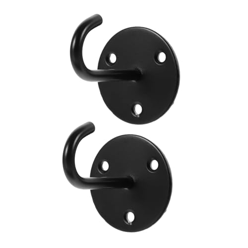 DECOMELODY 2 Stück Schwarze Edelstahl Deckenhaken Schwerlast Schraubhaken mit Montagematerial Rostfreie U Förmige Haken für Garderobe Handtuch Rucksack Innen und Außenbereich Einfache DECOMELODY 2 Stück Schwarze Edelstahl Deckenhaken Schwerlast Schraubhaken mit Montagematerial Rostfreie U Förmige Haken für Garderobe Handtuch Rucksack Innen und Außenbereich Einfache von DECOMELODY
