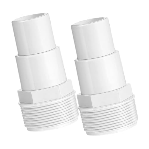 DECOMELODY 2stücke Poolpumpenadapter Robuste Und Langlebige Verbindung Für Schwimmbadfiltersysteme Installieren Für Gängigen Poolpumpen Geeignet von DECOMELODY