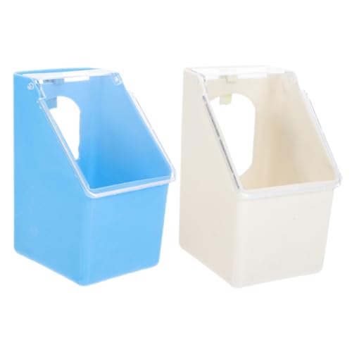 DECOMELODY 2 Stück Tauben futterbox aus Robustem Kunststoff Hängender Futterbehälter mit Großem Fassungsvermögen Einfach zu Montieren für Vogelkäfige Geeignet für Wellensittiche Wachteln und DECOMELODY 2 Stück Tauben futterbox aus Robustem Kunststoff Hängender Futterbehälter mit Großem Fassungsvermögen Einfach zu Montieren für Vogelkäfige Geeignet für Wellensittiche Wachteln und von DECOMELODY