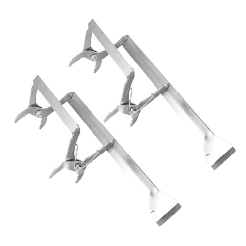 DECOMELODY 2 Stück Teiliges Beehive Frame Lifter aus Robustem Metall mit Integriertem Präzisionsschaber Einsetzbar für Professionelle und Hobby-imker Erleichtert Wachsdeckelentfernung und DECOMELODY 2 Stück Teiliges Beehive Frame Lifter aus Robustem Metall mit Integriertem Präzisionsschaber Einsetzbar für Professionelle und Hobby-imker Erleichtert Wachsdeckelentfernung und von DECOMELODY