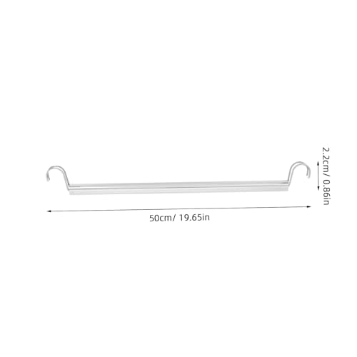 DECOMELODY 2 Stück Teiliges Edelstahl-kleiderstangen Haken Robuster Wäscheständer für Hängende Kleidung Platzsparender Kleiderschrank-Organizer Korrosionsbeständig für Badezimmer und Wohnung von DECOMELODY