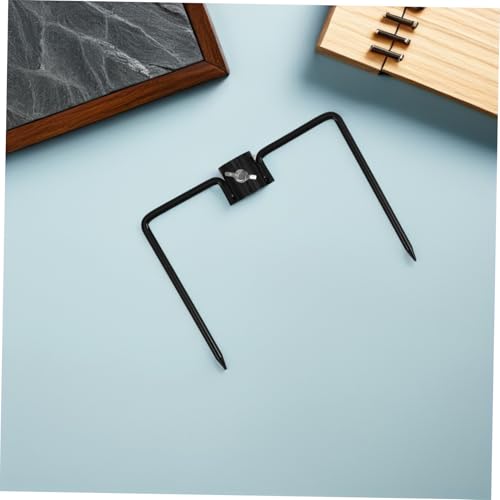 DECOMELODY 2 Stück Teiliges Eisen Gartenerdspieß Wetterfester Outdoor Flaggenhalter und Sonnenschirm Ständer Robuste Bodenhalterung für Rohrdurchmesser Stabiler Erdspieß für Garten Terrasse von DECOMELODY