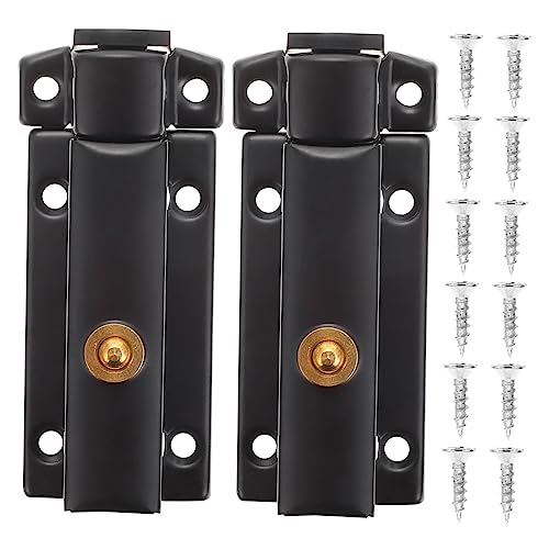 DECOMELODY 2 Stück Teiliges Federstahl Automatik Tür Riegel Schloss Schlossriegel für Türen Schränke Fenster Zäune Sicherheitsverschluss DECOMELODY 2 Stück Teiliges Federstahl Automatik Tür Riegel Schloss Schlossriegel für Türen Schränke Fenster Zäune Sicherheitsverschluss von DECOMELODY