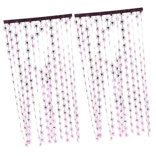 DECOMELODY 2 Stück Teiliges Halloween Metallic Tinsel Vorhang mit Spinnenmotiv Holografischer Türvorhang für Partydekoration Fotohintergrund und Festliche Wandgestaltung DECOMELODY 2 Stück Teiliges Halloween Metallic Tinsel Vorhang mit Spinnenmotiv Holografischer Türvorhang für Partydekoration Fotohintergrund und Festliche Wandgestaltung von DECOMELODY