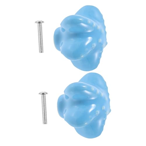 DECOMELODY 2 Stück Teiliges Keramik Cartoon design Dekorative Möbelgriffe für Schränke Kommoden Kindermöbel Einfache Montage Robust und Formstabil Geeignet für Zimmer von Jungen und Mädchen von DECOMELODY