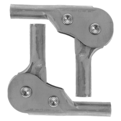 DECOMELODY 2 Stück Teiliges Klappbares Möbel Scharnierset aus Robustem Stufig Verstellbar für Sofa Strand und Liegestühle Selbstsicherndes Faltgelenk für Praktische Möbelreparatur und von DECOMELODY