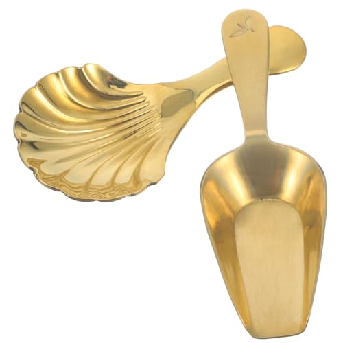 DECOMELODY 2 Stück Teiliges Messing teelöffel Kompakte Mini schaufeln für Losen Tee und Kaffee Vielseitige Kleine Kaffeebohnen Gewürzportionierer Rostfrei und Ergonomisch Gestaltet DECOMELODY 2 Stück Teiliges Messing teelöffel Kompakte Mini schaufeln für Losen Tee und Kaffee Vielseitige Kleine Kaffeebohnen Gewürzportionierer Rostfrei und Ergonomisch Gestaltet von DECOMELODY