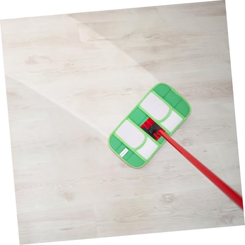 DECOMELODY 2 Stück Teiliges Mop Pad Ersatzset Mikrofaser Wiederverwendbar Waschbar Bodenwischer Bezug Passend für Swiffer Wischmopp Reinigungspad Fleckenentfernung Schonend für Versiegelte von DECOMELODY