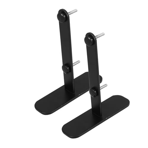 DECOMELODY 2 Stück Teiliges Pegboard Ständer Multifunktional Werkzeugfreie Montage Platzsparend für Desktop Pegboards und Sichtschutz Modernes Schwarzes Design für Büro und Schlafzimmer von DECOMELODY