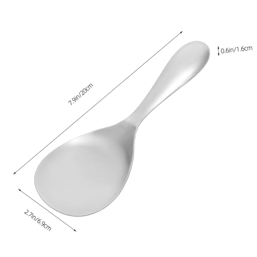 DECOMELODY 2 Stück Teiliges Reislöffel aus Edelstahl Große Küchenlöffel Antihaftbeschichtet Langlebig Kratzfest Leicht zu Reinigen für Familien Restaurants und Hotels DECOMELODY 2 Stück Teiliges Reislöffel aus Edelstahl Große Küchenlöffel Antihaftbeschichtet Langlebig Kratzfest Leicht zu Reinigen für Familien Restaurants und Hotels von DECOMELODY